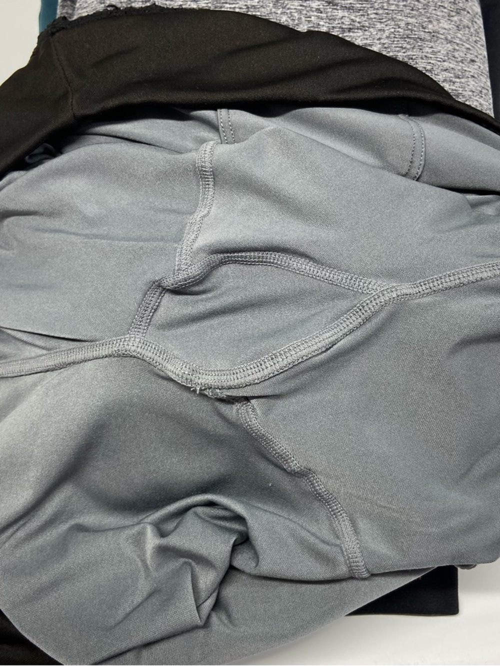 Danskin Now Black and Gray Semi-fitted Athletic Shorts Size Small - Picture 10 of 10